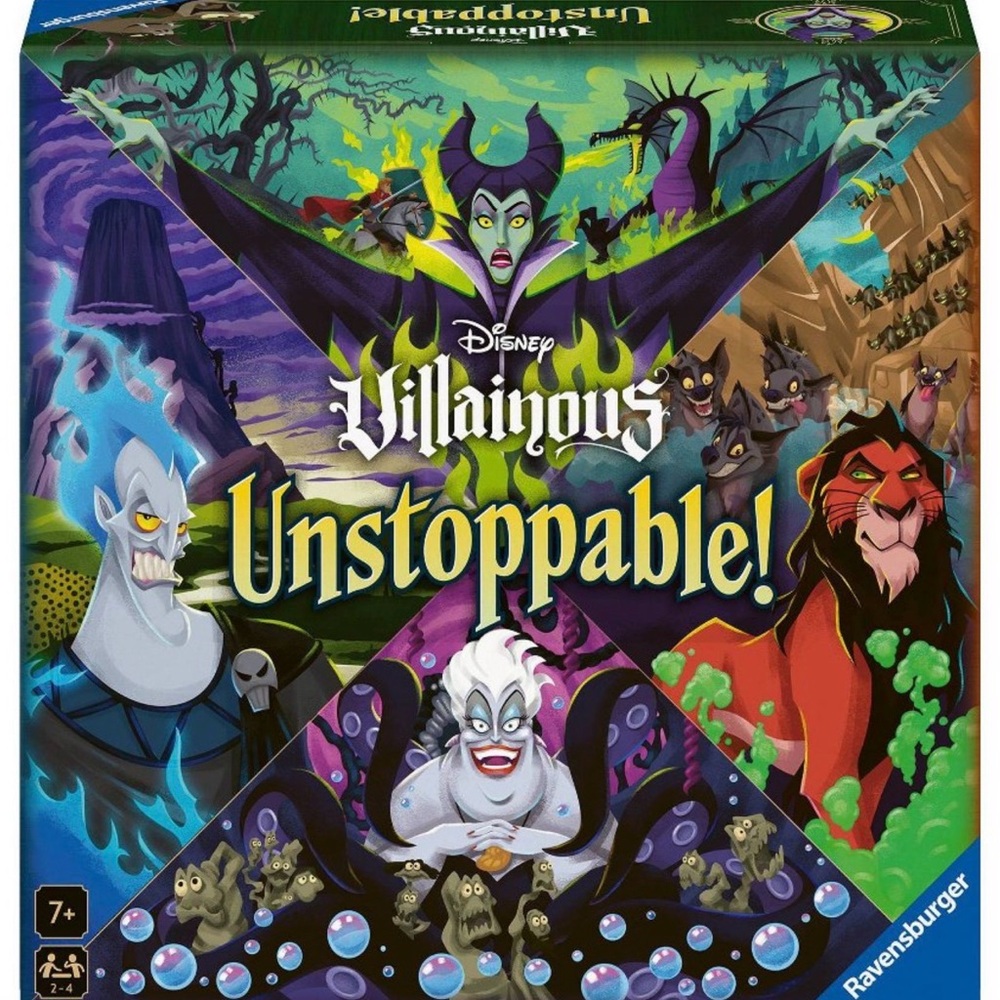 Disney Villainous Unstoppable family Board Game